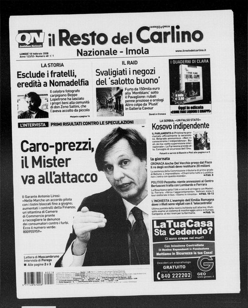 Il Resto del Carlino : giornale dell'Emilia